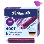 Naboje PELIKAN 4001 fioletowe 6szt. 