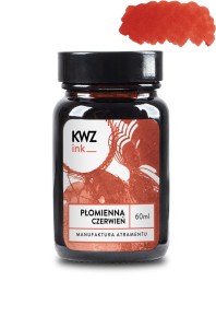 Atrament KWZ Ink płomienna czerwień 60ml  