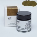 Złoty atrament KWZ Ink All That Glitters Jurassic Treasure w szklanej butelce 30 ml z mieniącymi się złotymi drobinkami.