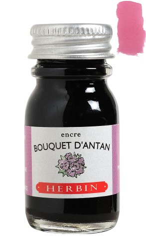 Atrament J. HERBIN 10ml - Bouquet d'antan z próbką koloru
