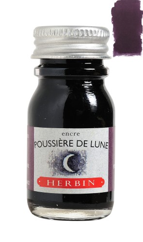 Atrament J. HERBIN 10ml - Poussière de lune z próbką koloru