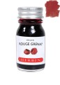 Atrament J. HERBIN 10ml - Rouge grenat z próbką koloru