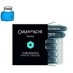 Naboje Caran d’Ache Hypnotic Turquoise 6szt.