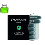 Naboje Caran d’Ache Vibrant Green 6szt.