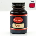 Atrament CONKLIN Bright Red 60ml z próbką koloru