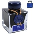 Atrament HERBIN 1670 Bleu Ocean 50ml z próbką koloru