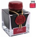 Atrament HERBIN 1670 Rouge Hematite 50ml z próbką koloru