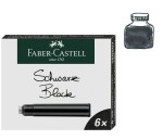 Naboje Faber-Castell czarne 6szt.