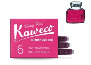 Naboje KAWECO czerwone 6szt. 