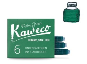 Naboje KAWECO  zielone 6szt.  