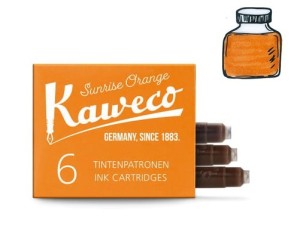 Naboje KAWECO Sunrise Orange 6szt. 