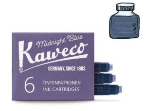 Naboje KAWECO  granatowe 6szt.   