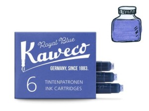 Naboje KAWECO niebieskie 6szt.