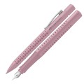 Zestaw prezentowy pióro + długopis Faber-Castell GRIP 2010 Rose Shadow