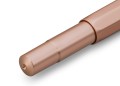 Pioro wieczne Kaweco AL Sport Rose Gold aluminiowe w kolorze rozowego zlota zamkniete