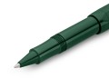 Pióro kulkowe KAWECO CLASSIC SPORT Green zbliżenie na końcówkę z wystającym wkładem.