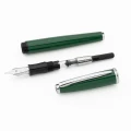 Pióro wieczne Monteverde Aldo Domani Green CT rozkręcone prezentuje części pióra.