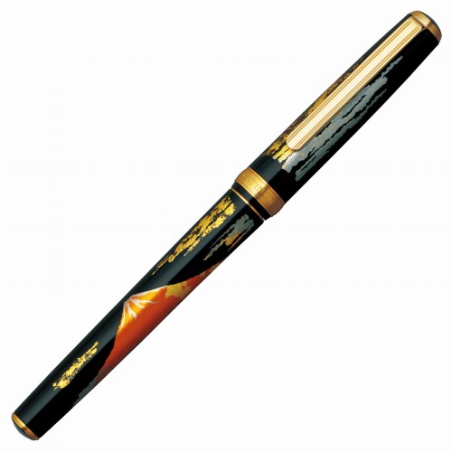 Pióro wieczne PLATINUM VICOH Kanazawa Gold Leaf Red Mt Fuji