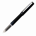 Pióro wieczne PLATUNUM PREFOUNTE Graphite Blue z widoczną stalówką.