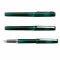 Pióro PLATUNUM PREFOUNTE Dark Emerald w trzech położeniach.