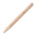 Długopis Caran d’Ache Ecridor Damier Rose Gold na białym tle.
