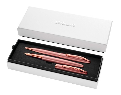 Zestaw Pelikan Jazz Noble Elegance: Pióro wieczne i długopis Rose
