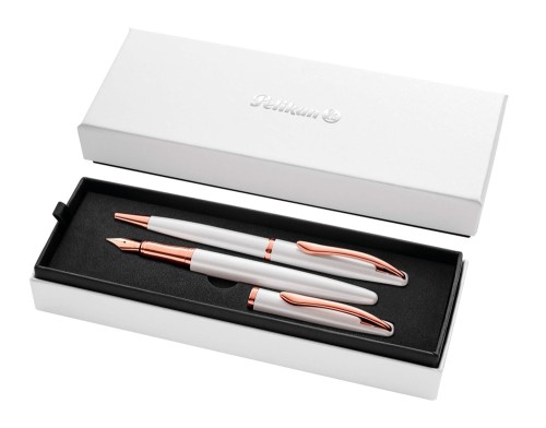 Zestaw Pelikan Jazz Noble Elegance: Pióro wieczne i długopis Rose Gold