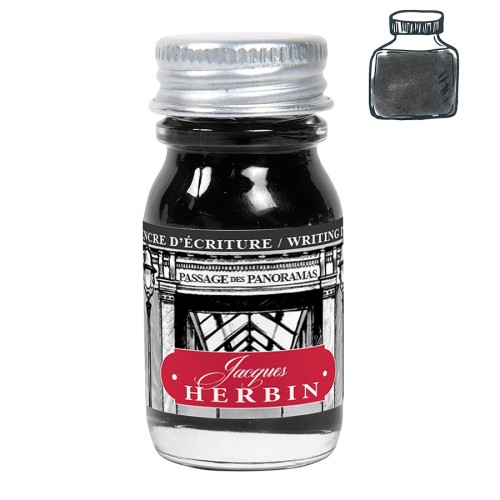 Atrament-Jacques-Herbin-10ml-Passage-des-Panoramas-szary-antracytowy