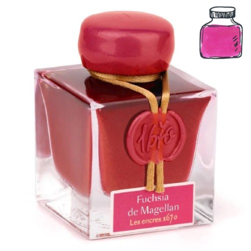 Atrament HERBIN 1670 Fuchsia de Magellan 50ml