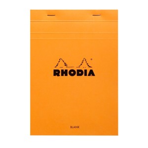 Notes RHODIA nr16 A5 14,8x21cm - gładki, pomarańczowy 