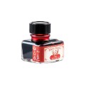 Szklany flakon 30 ml atramentu Jacques Herbin Bistro Parisien z czarną zakrętką.