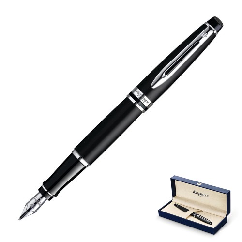 Pióro wieczne Waterman Expert Czarny Mat CT w eleganckim pudełku prezentowym