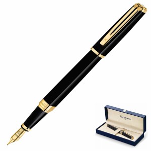 Pióro wieczne WATERMAN EXCEPTION Slim Czarna laka GT