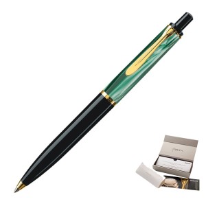 Długopis PELIKAN K200 zielony marmurek GT