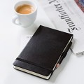 Notes LEUCHTTURM 1917 A6 Pocket reporterski, czarny kropki