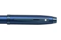 Pióro wieczne SHEAFFER Gift 100 Satin Blue PVD zbliżenie skuwki z białą kropką.