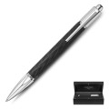 Długopis CARAN D`ACHE Varius Ivanhoe Black posrebrzane/rodowane