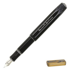 Pióro wieczne KAWECO AL SPORT  STONE WASHED czarne