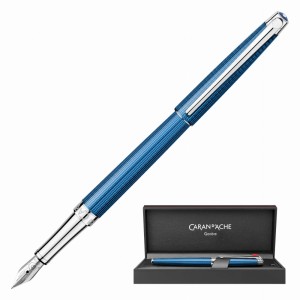 Pióro wieczne CARAN D`ACHE LEMAN SLIM Grand Blue