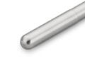 Srebrne pióro wieczne Kaweco Liliput Stainless Steel wykonane ze szczotkowanej stali nierdzewnej.