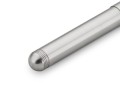 Srebrne pióro wieczne Kaweco Liliput Stainless Steel wykonane ze szczotkowanej stali nierdzewnej.