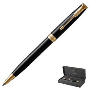 Długopis PARKER SONNET czarna laka GT