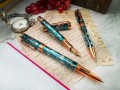 Pióro wieczne CONKLIN ENDURA Deco Crest Demo/Blue/Rosegold