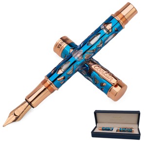 Pióro wieczne CONKLIN ENDURA Deco Crest Demo/Blue/Rosegold