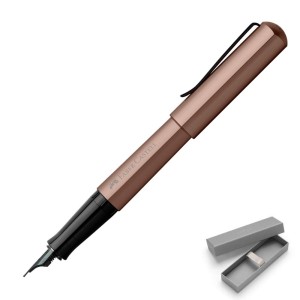 Pióro wieczne FABER-CASTELL Hexo brązowe