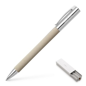 Długopis FABER-CASTELL Ambition OpArt White Sand
