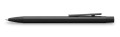 Całkowicie czarny, matowy długopis Faber-Castell Neo Slim o smukłym korpusie ze stali szlachetnej.