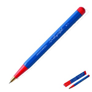 Długopis LEUCHTTURM1917 DREHGRIFFEL BAUHAUS EDITION Niebiesko/Czerwone