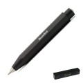 Czarny ołówek automatyczny Kaweco Skyline Black 0,7 mm na białym tle.
