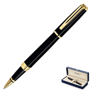 Pióro kulkowe  WATERMAN EXCEPTION Slim Czarna laka GT